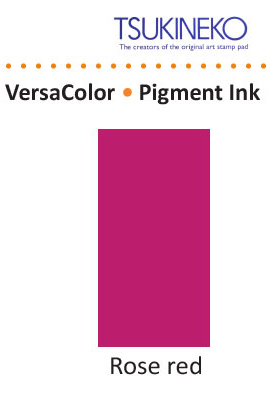 VersaColor inkpad 3x3cm rose red   ― VIP Office HobbyART