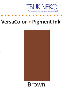 VersaColor inkpad 3x3cm brown   ― VIP Office HobbyART