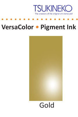 VersaColor inkpad 3x3cm gold   ― VIP Office HobbyART