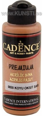 Akrüülvärv Premium Cadence 0850 dark oxide yellow 70 ml  ― VIP Office HobbyART