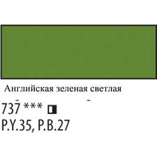 737 Oil paints "Meistri-Klass" 46ml, St.-Peterburg English green ― VIP Office HobbyART