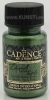 Краска по текстилю Dora textile Cadence 1135 green / metallic fabric paint 1135 green 50 ml