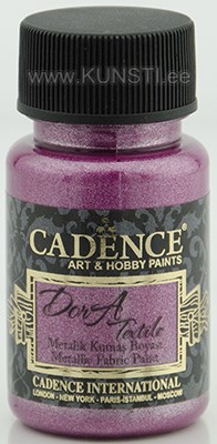 Dora textile 1144 cyclamen / metallic fabric paint 50 ml ― VIP Office HobbyART