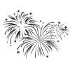 Embossing folder 760 10,7x14,6cm fireworks