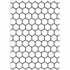Embossing template 894 12,7x17,8cm honeycomb 