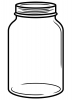 Tekstuurplaat 9121 10,8x14,6cm mason jar 