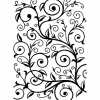 Embossing template 9136 10,8x14,6cm vine pattern 