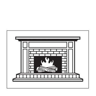 Папка для тиснения 9406 10,8x14,6cm fireplace ― VIP Office HobbyART
