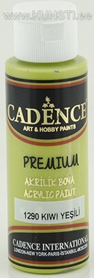 Akrüülvärv Premium Cadence 1290 kiwi green 70 ml  ― VIP Office HobbyART