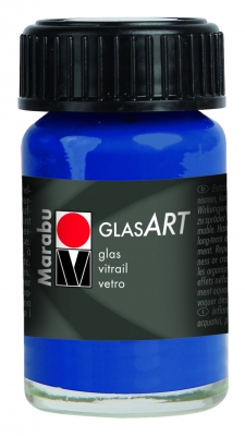 Краска по стеклу Marabu GlassART 15ml 458 parisian blue ― VIP Office HobbyART