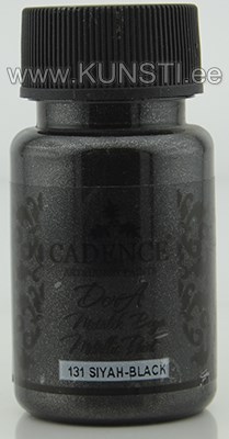 Акриловая краска Dora metallic Cadence 131 black 50 ml ― VIP Office HobbyART