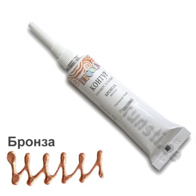 Бронза Контур Универсальный Декола 18ml ― VIP Office HobbyART