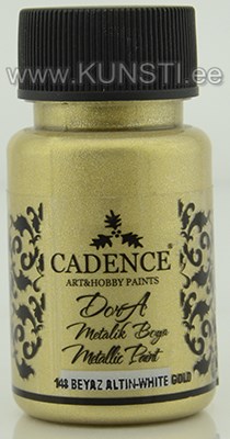 Akrüülvärv Dora metallic Cadence 148 white gold 50 ml ― VIP Office HobbyART