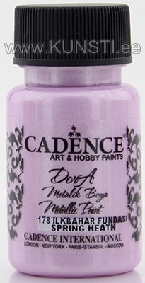 Акриловая краска Dora metallic Cadence 178 spring heath 50 ml ― VIP Office HobbyART