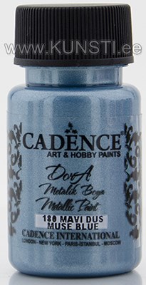 Акриловая краска Dora metallic Cadence 180 muse blue 50 ml ― VIP Office HobbyART