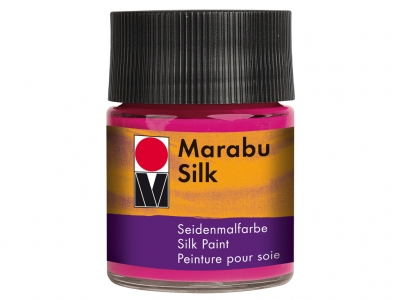 Краска по шёлку Marabu-Silk 50ml 005 малиново-красный ― VIP Office HobbyART