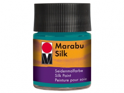 Краска по шёлку Marabu-Silk 50ml 092 сине-зеленый (петроль) ― VIP Office HobbyART