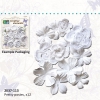 Creative elements white range pretty posies x12