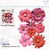 Creative elements handmade paper symphony flowers x8 pink