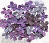 Creative elements handmade paper jewelled petals x40 purple