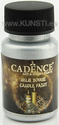 Краска для росписи свечей Candle paint Cadence 2132 silver 50 ml ― VIP Office HobbyART