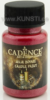 Краска для росписи свечей Candle paint Cadence 2133 red 50 ml ― VIP Office HobbyART