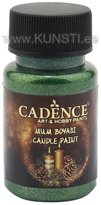 Краска для росписи свечей Candle paint Cadence 2135 green 50 ml ― VIP Office HobbyART