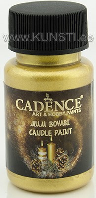 Краска для росписи свечей Candle paint Cadence 2136 rich Gold 50 ml ― VIP Office HobbyART