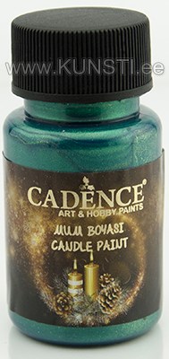 Краска для росписи свечей Candle paint Cadence 2141 emerald  50 ml ― VIP Office HobbyART