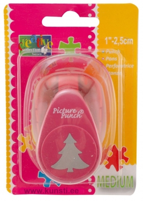 Craft punch medium 2,5cm-1" Pine tree ― VIP Office HobbyART