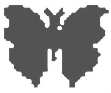 Craft punch 1,5cm butterfly 4 small ― VIP Office HobbyART