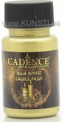 Краска для росписи свечей Candle paint Cadence 2159 silver gold  50 ml ― VIP Office HobbyART