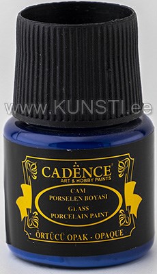 Краска по стеклу Glass & ceramic paint opaque 253 ultramarine 45 ml ― VIP Office HobbyART