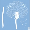 Трафарет шаблон Marabu 33x33cm Blowball