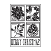 Embossing template 30008379 10,8x14,6cm christmas squares
