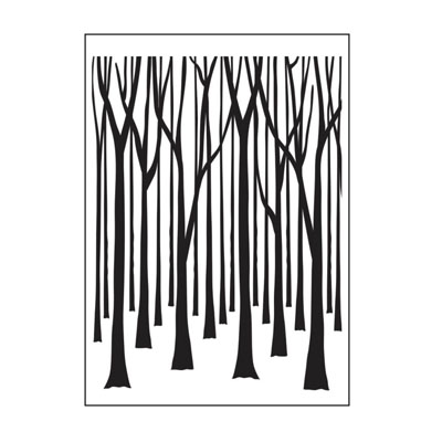 Tekstuurplaat 30008390 10,8x14,6cm tree trunks ― VIP Office HobbyART