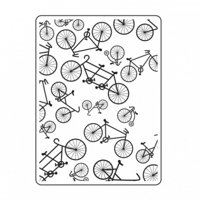 Embossing template 30023105 10,8x14,6cm bicycle ― VIP Office HobbyART