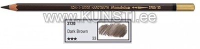 Акварельный карандаш "Mondeluz" KOH-I-NOOR 3720 33 dark brown ― VIP Office HobbyART