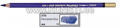 Акварельный карандаш "Mondeluz" KOH-I-NOOR 3720 55 permanent blue ― VIP Office HobbyART