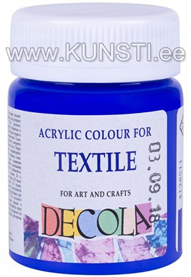 511 Textile Colour DECOLA 50ml Ultramariin ― VIP Office HobbyART