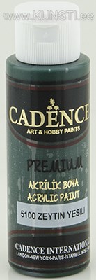 Акриловая краска Premium Cadence 5100 olive green 70 ml  ― VIP Office HobbyART