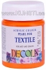 315 Textile Colour DECOLA 50ml Orange Pearl