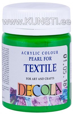 725 Textile Colour DECOLA 50ml Green Pearl ― VIP Office HobbyART