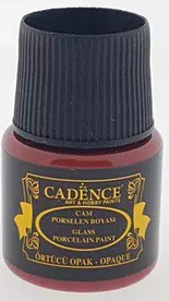 Klaasivärv Glass & ceramic paint opaque 554 oxide red 45 ml ― VIP Office HobbyART