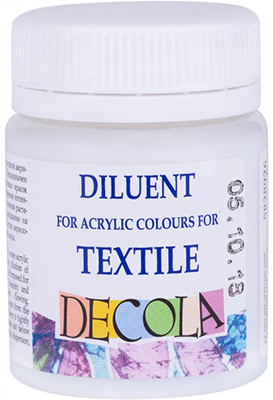 Diluent for acrylic colours for textile Decola 50ml ― VIP Office HobbyART