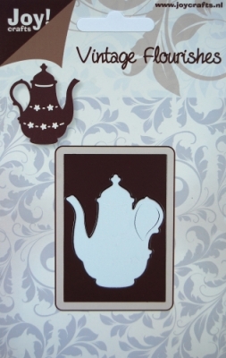Dies Joy!Crafts 6003/0020 Vintage Flourishes teapot ― VIP Office HobbyART