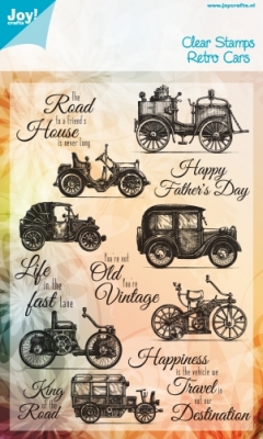 Clear stamps 6410/0323 - Retro Cars ― VIP Office HobbyART