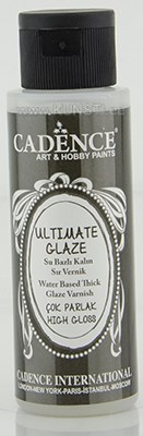 Глянцевый лак Cadence Ultimate Glaze с эффектом глазури, 70 ml. Gloss ― VIP Office HobbyART