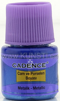 Glass & ceramic paint metallic 74 dark blue 45 ml ― VIP Office HobbyART