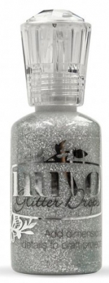 Жидкий жемчуг Tonic Studios Nuvo glitter drops 30ml silver moondust ― VIP Office HobbyART